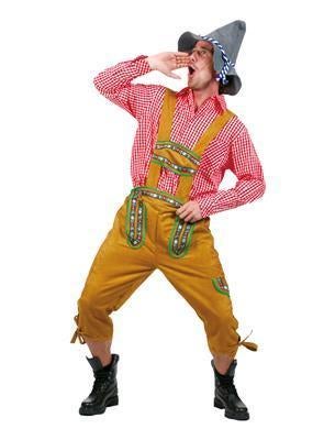 Lederhosen tiroler broek maat 56-58 NIEUW 2 stuks, Carnaval, Ophalen of Verzenden, Kleding, Maat 56/58 (XL)