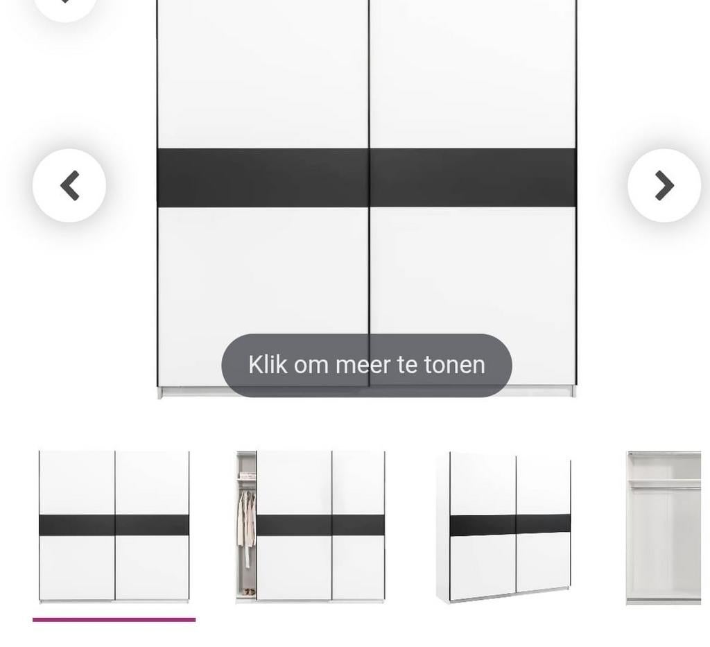 Schuifdeurkast Genua T.E.A.B, Huis en Inrichting, Kasten | Kledingkasten, Zo goed als nieuw, 200 cm of meer, 200 cm of meer, 50 tot 75 cm