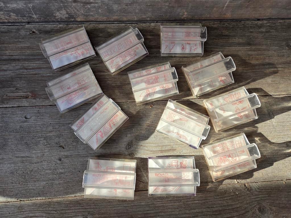 oude schoolstempels verkeer, Ophalen of Verzenden