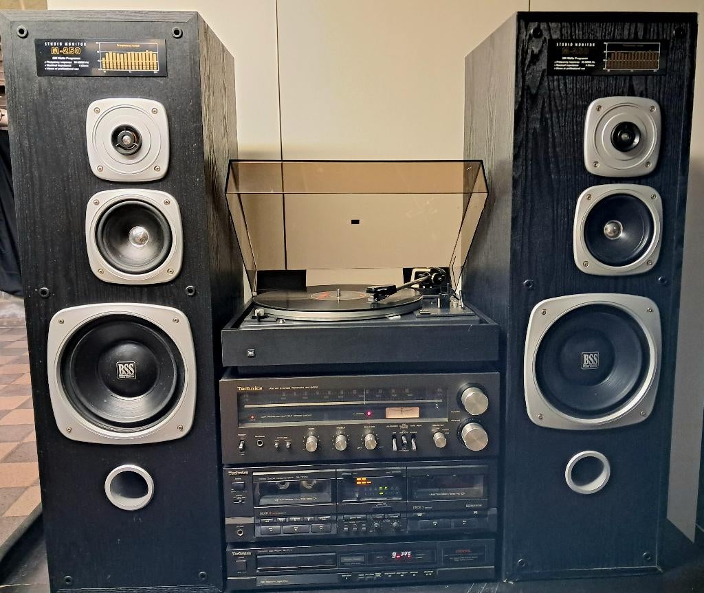 Technics retro installatie met Dual platenspeler., Ophalen, Gebruikt, Overige merken