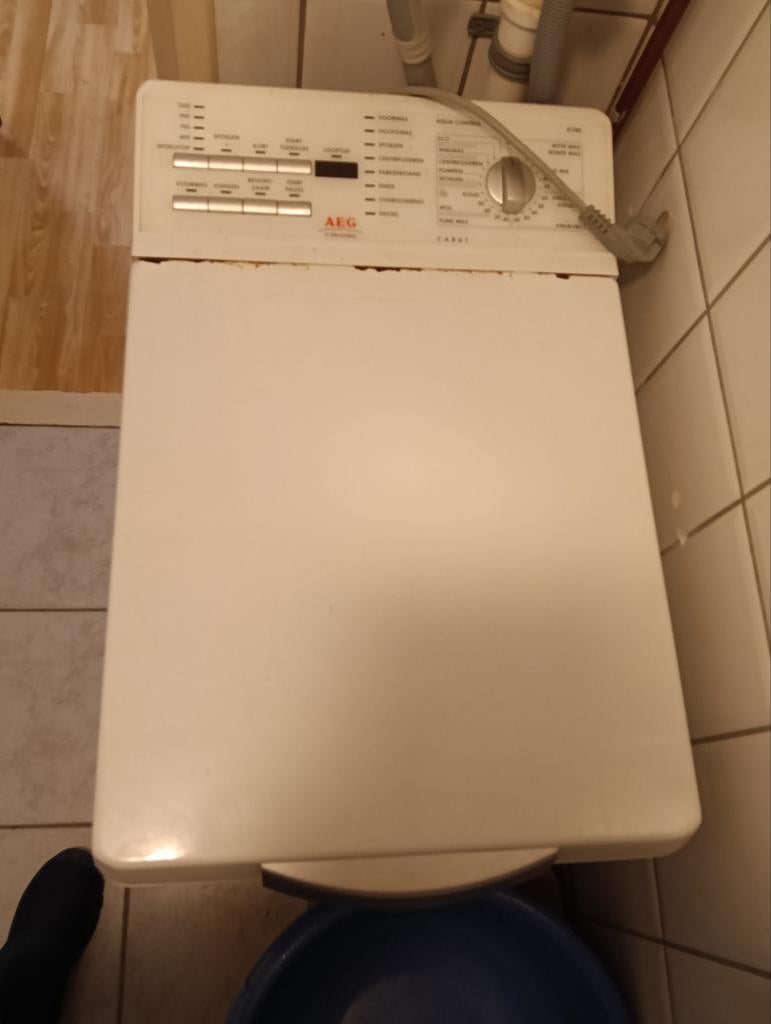 Gebruikte Bovenlader Wasmachine - Goedkoop!, Ophalen, 4 tot 6 kg, Bovenlader, Kort programma