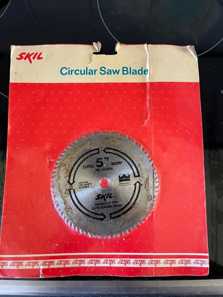 Nieuw Skil zaagblad 5”/13 mm as, Decoupeerzaag, Nieuw, Ophalen of Verzenden, 30 tot 70 mm