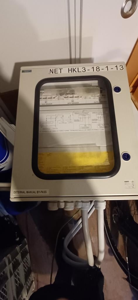 UPS Omschakelkast 125A met 25mq aansluitkabels, Ophalen, Gebruikt