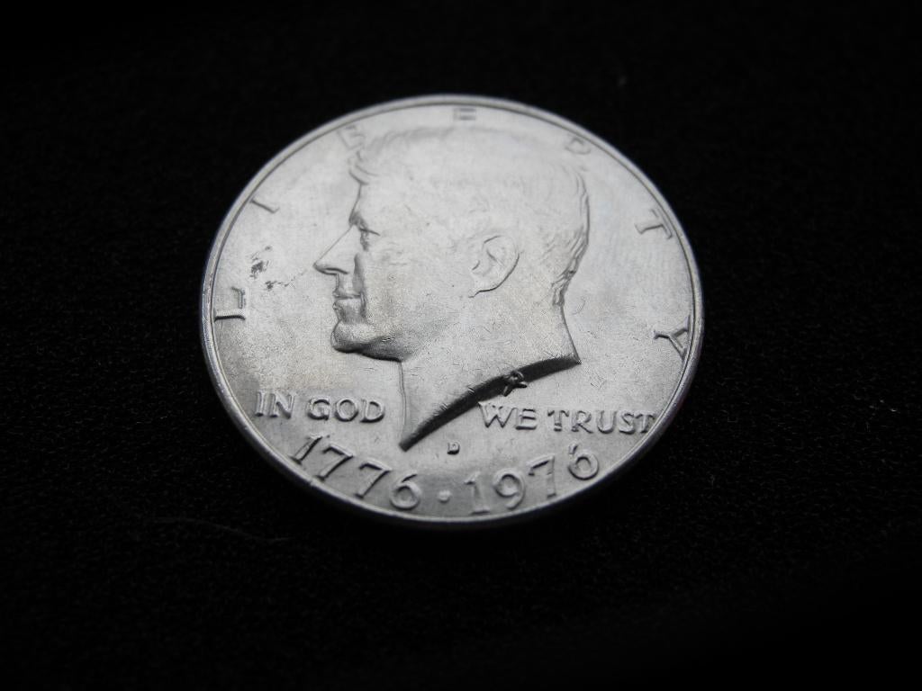 Kennedy Half Dollar Bicentennial 1776–1976 200 jr. onafhank, Postzegels en Munten, Munten | Amerika, Ophalen of Verzenden, Noord-Amerika