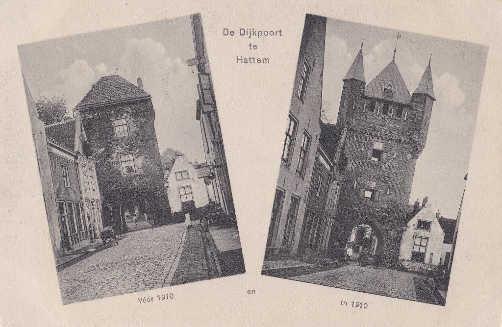 Hattem De Dijkpoort, Ophalen of Verzenden, 1920 tot 1940, Ongelopen, Gelderland