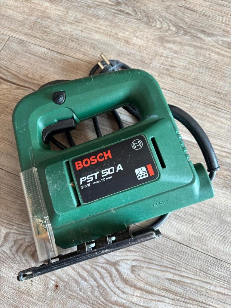 Decoupeerzaag Bosch PST50A 220v, Doe-het-zelf en Verbouw, Ophalen, Gebruikt, Decoupeerzaag, 30 tot 70 mm