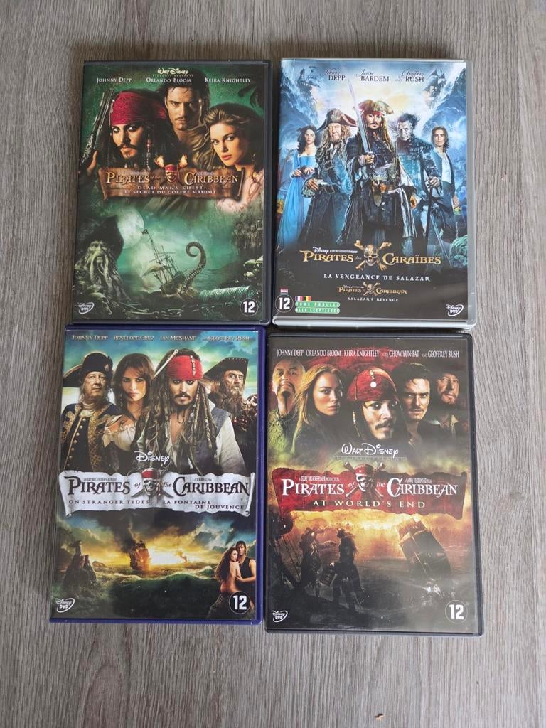 Pirates of the Caribbean DVD's, Boxset, Ophalen of Verzenden, Zo goed als nieuw, Actie en Avontuur