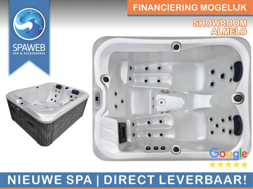 Jacuzzi nieuw 3 pers met 2 ligplekken
