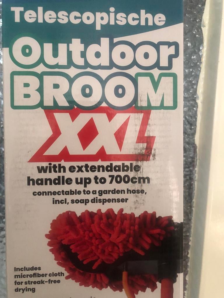Telescopische Outdoor Bezem XXL, Ophalen of Verzenden, Nieuw