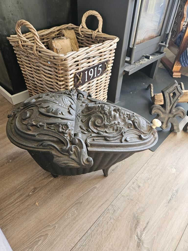 Antieke Franse Kolenbak - 19e Eeuw, Antiek en Kunst, Antiek | Woonaccessoires, Ophalen of Verzenden