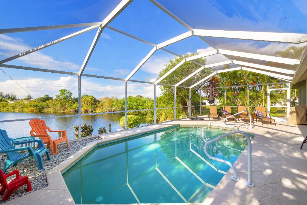 Caribisch vakantiehuis in Cape Coral, Florida – 20% KORTING!, Vakantie, Vakantiehuizen | Amerika, 8 personen, 4 of meer slaapkamers