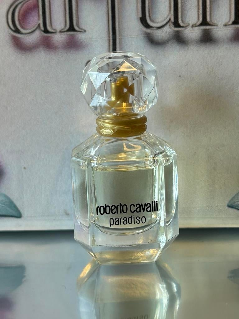 Roberto Cavalli - paradiso miniature 5ml edp, Ophalen of Verzenden, Nieuw, Miniatuur, Gevuld
