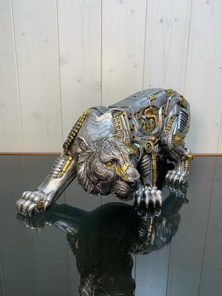 Tijger staand-Steampunk collectie :   Shabella-deco, Shabella-deco, Nieuw, Ophalen of Verzenden, 5953kr