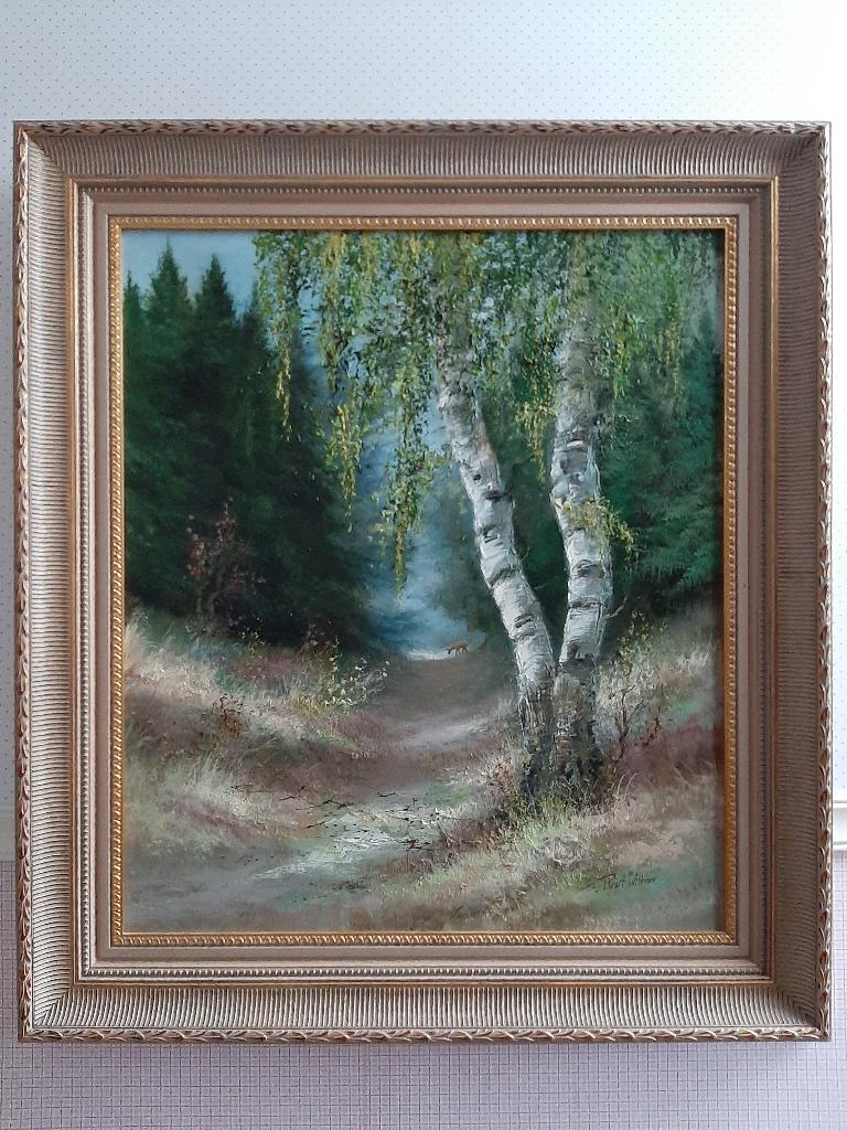 Schitterend olieverf schilderij, REINT WITHAAR, mooie lijst!, Ophalen