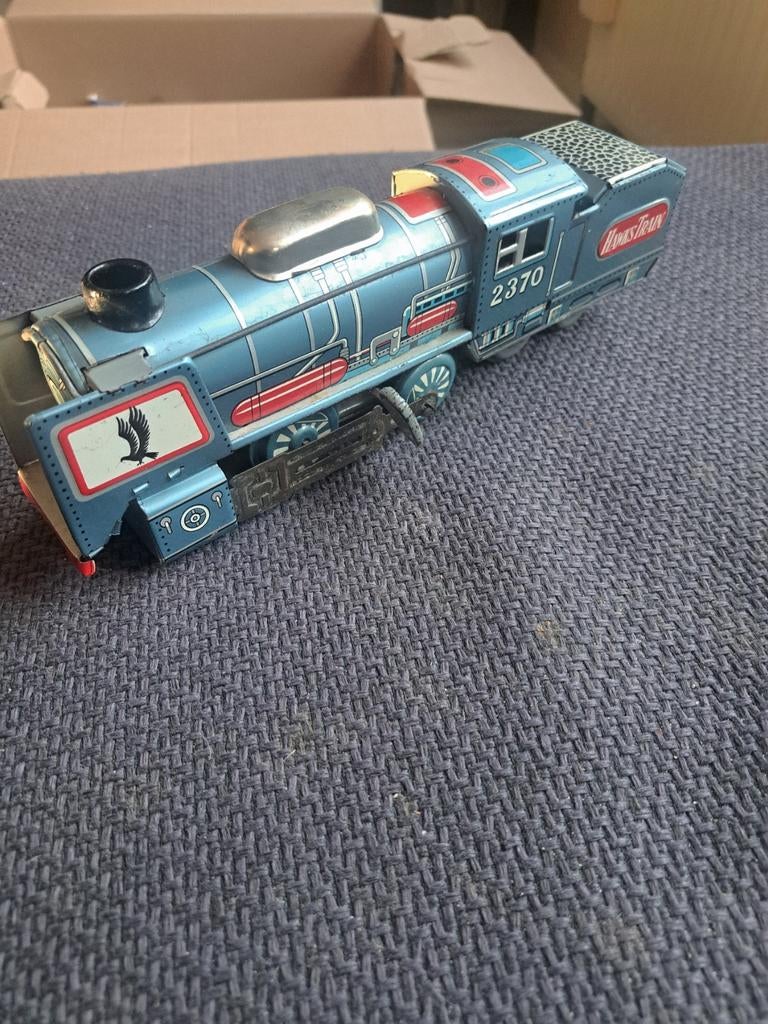 Vintage daiya opwindbare trein met haviken Japan pt355, Antiek en Kunst, Antiek | Speelgoed, Ophalen of Verzenden