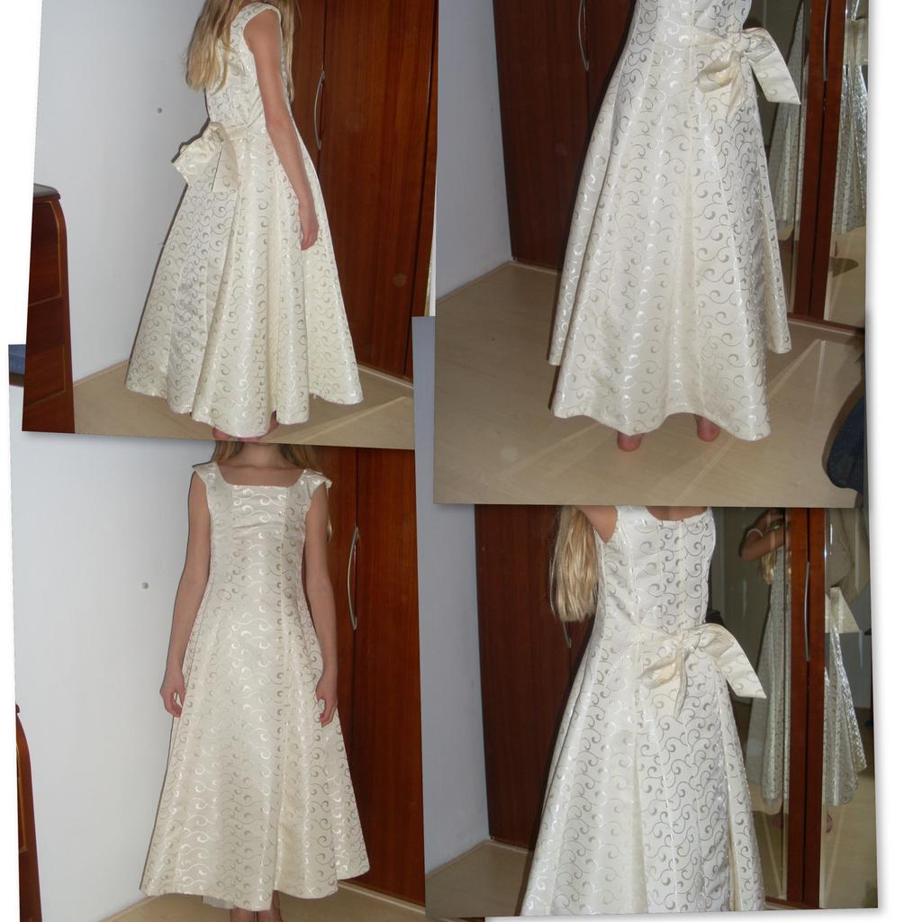 Eerste communie of bruidsmeisjesjurk, Ophalen of Verzenden, Zo goed als nieuw, Trouwjurk