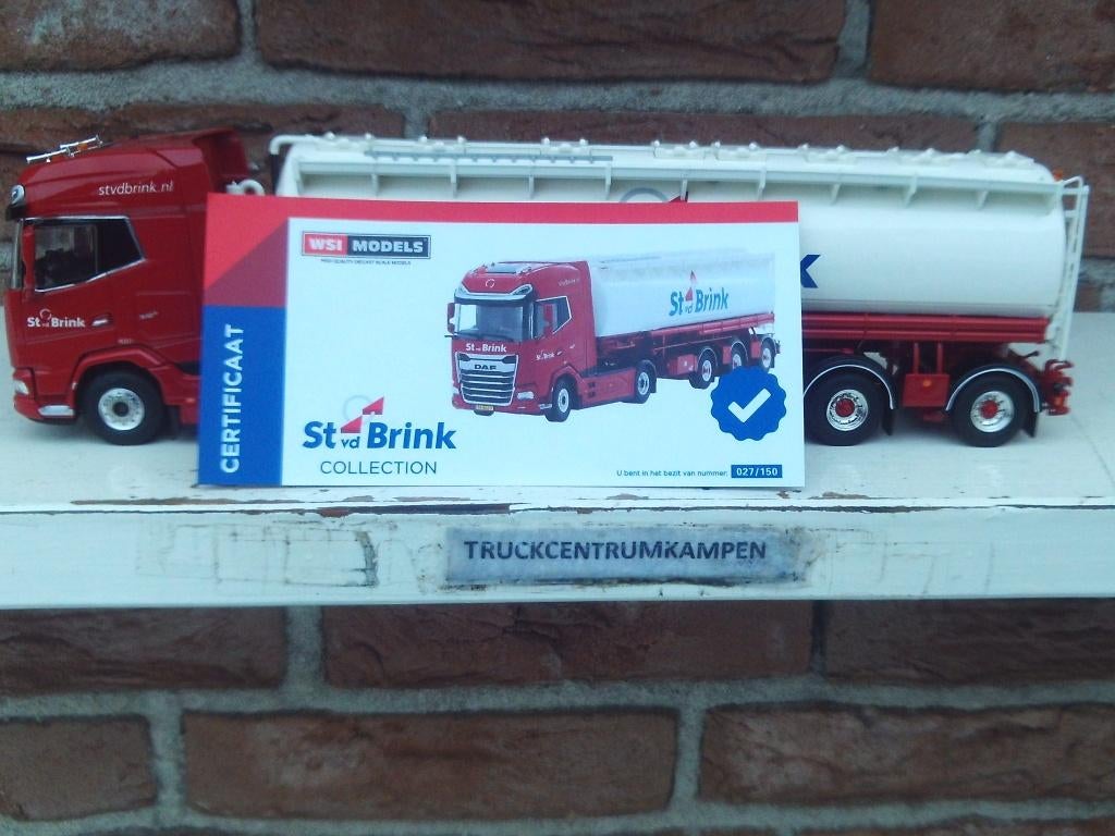 WSI  Daf  XG+  Tank  Trailer  van  St.  van  den  Brink., Ophalen of Verzenden, Nieuw, Bus of Vrachtwagen, Wsi