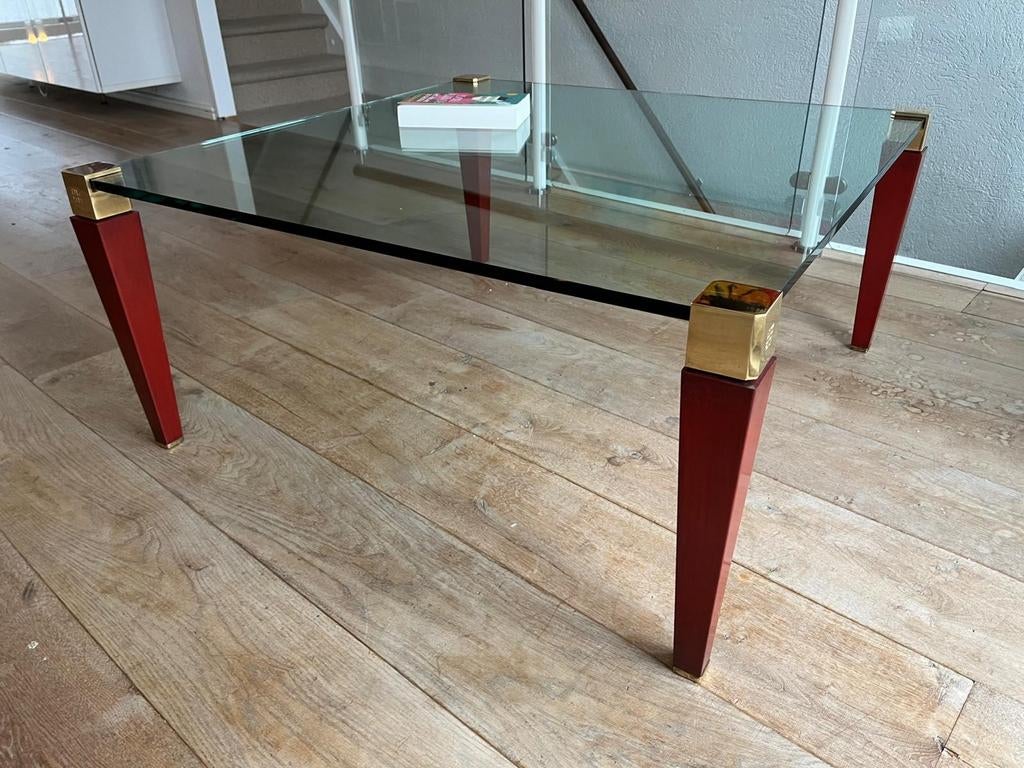 Salontafel van Peter Ghyczy, Ophalen, Glas, Gebruikt, 100 tot 150 cm