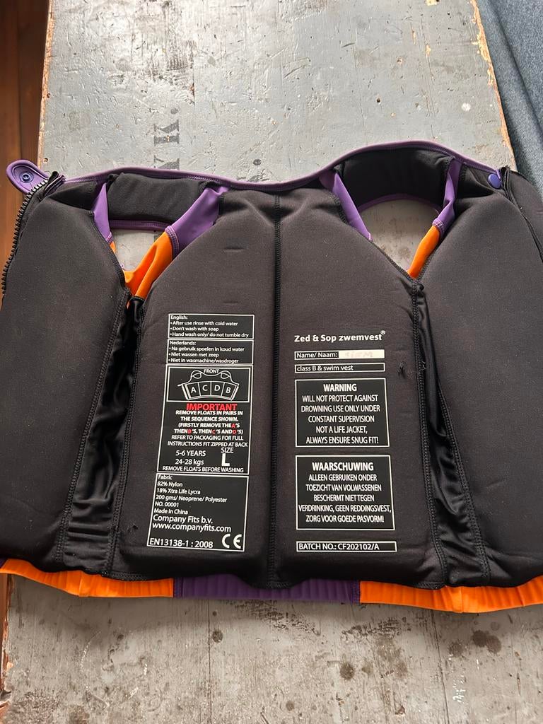 Zed & Sop Zwemvest - Avonturier, Ophalen of Verzenden, Zo goed als nieuw, Overige typen