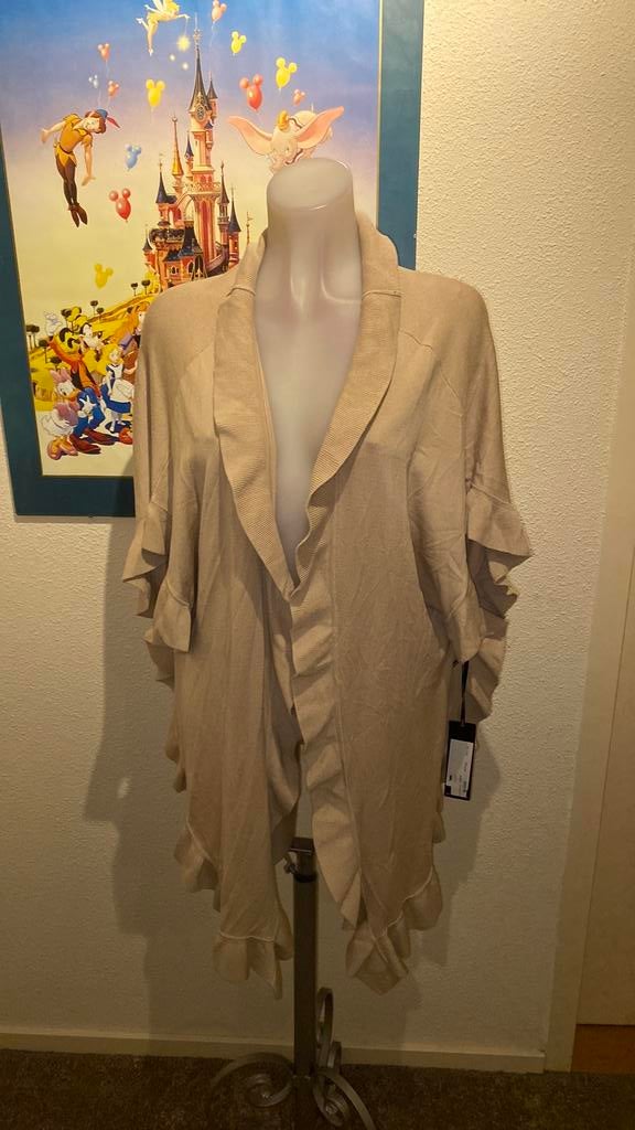 Nieuw mooi beige vest maat 2 merk Sao Paulo, Ophalen of Verzenden, Nieuw, Maat 38/40 (M), Beige