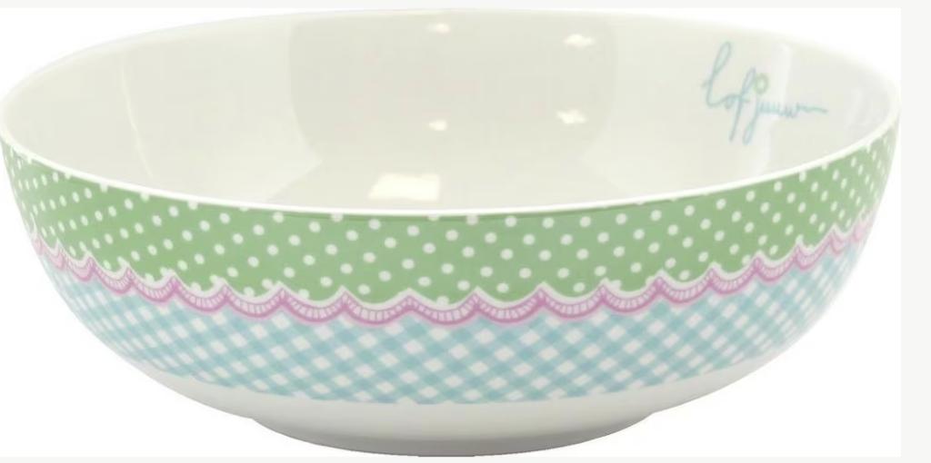 Lofjuuw schaal 23 cm zgn, Ophalen of Verzenden, Overige stijlen, Schaal of Schalen