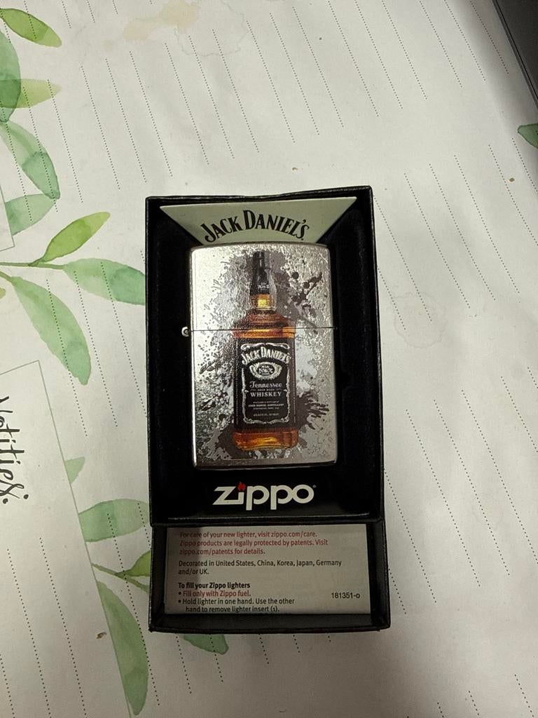 Zippo Jack Daniels Aansteker Nieuw in Doos, Ophalen of Verzenden, Nieuw, Aansteker