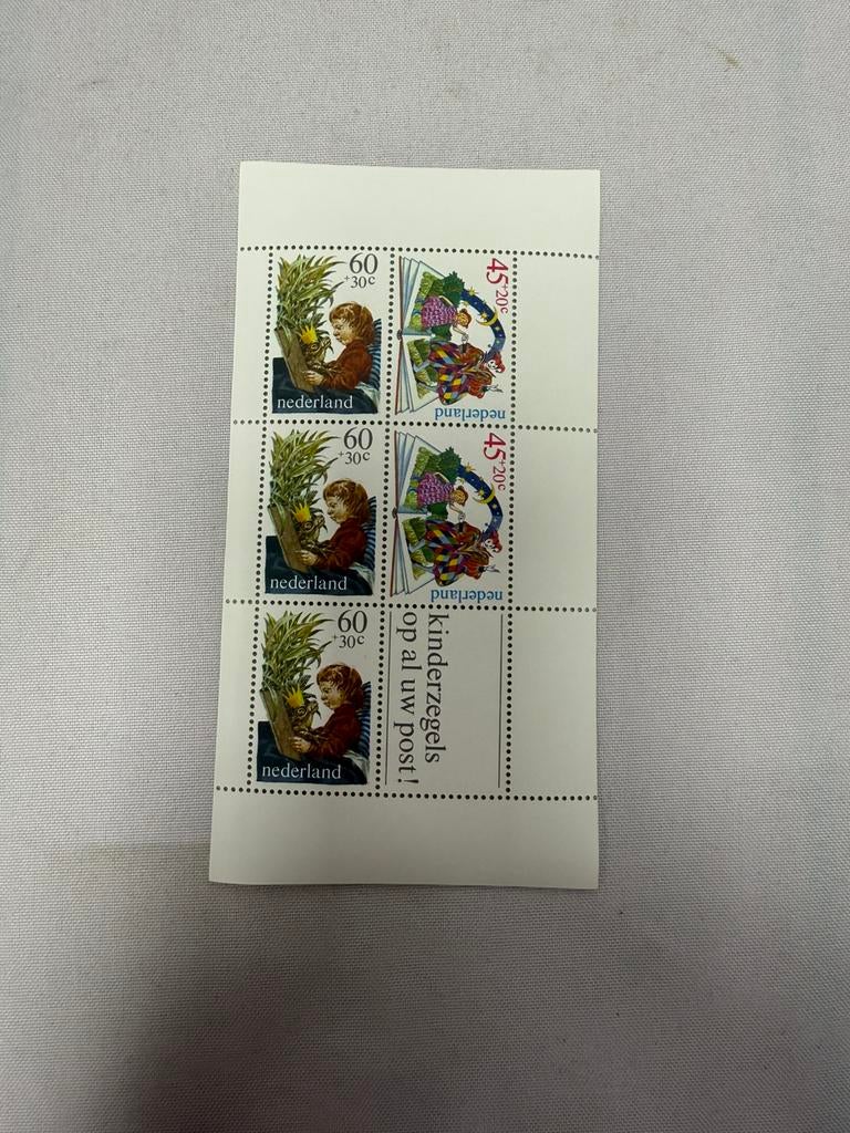 Kinderpostzegels 1980 ongebruikt 10 stuks, Postzegels en Munten, Postzegels | Nederland, Ophalen of Verzenden, Na 1940, Postfris