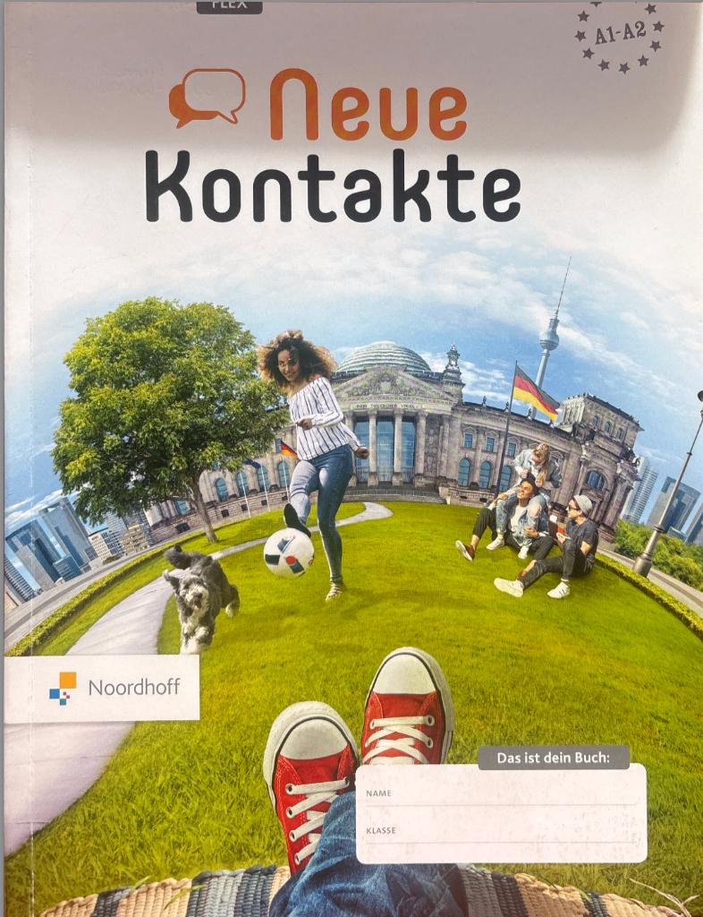 Neue Kontakte Noordhoff Deutchbuch A 1-2 VMBO-T/  HAVO, Boeken, VMBO, Zo goed als nieuw, Noordhoff Uitgevers, Verzenden