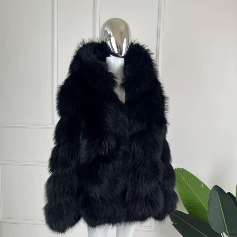 Zwarte wasbeer bontjas Maat M/L – NIEUW – vol & luxe, Kleding | Dames, Jassen | Winter, Maat 38/40 (M), Verzenden, Nieuw, Fashion Week Store