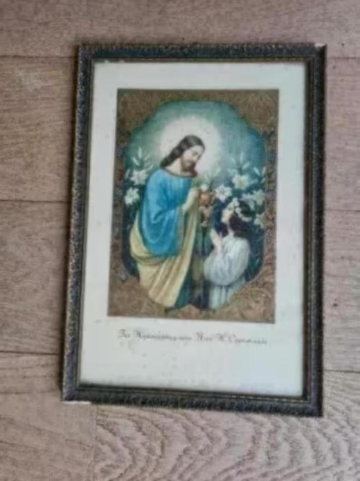 Schilderij Eerste Heilige Communie, Ophalen of Verzenden