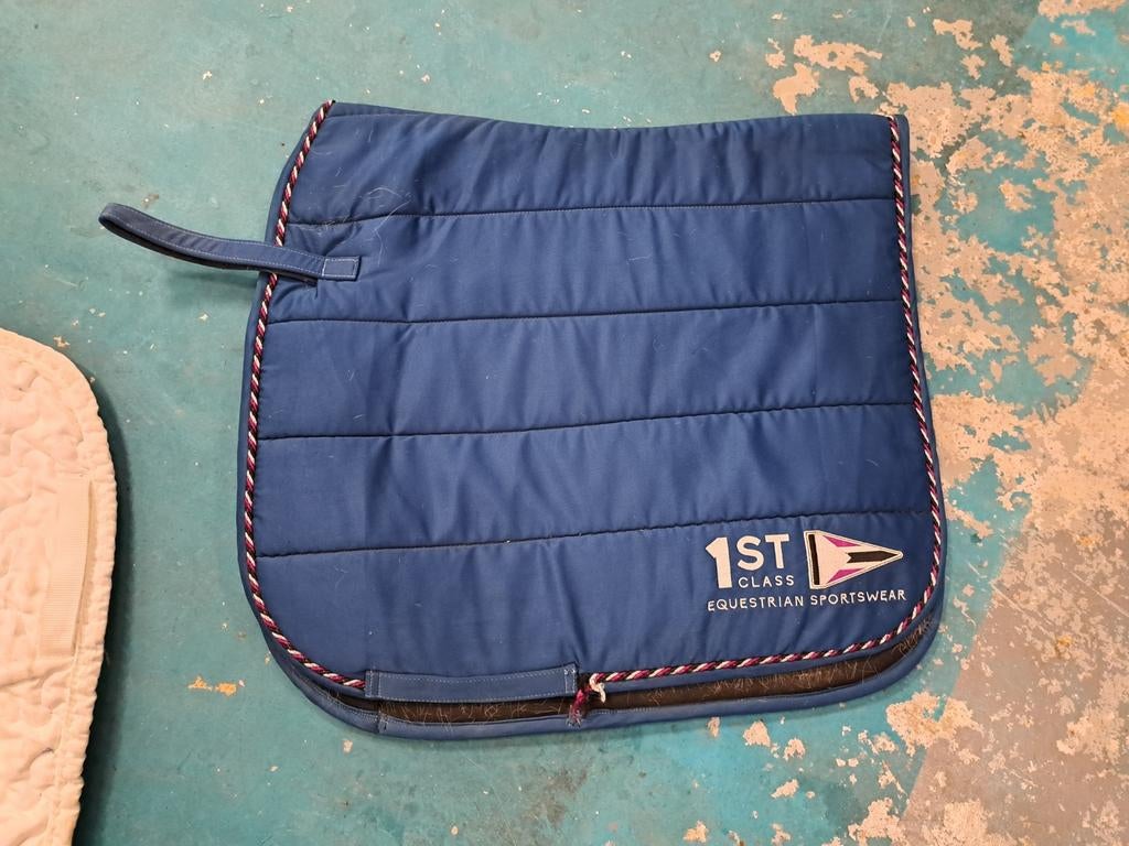 Blauw dekje glad materiaal, Dieren en Toebehoren, Paarden en Pony's | Dekens en Dekjes, Ophalen of Verzenden