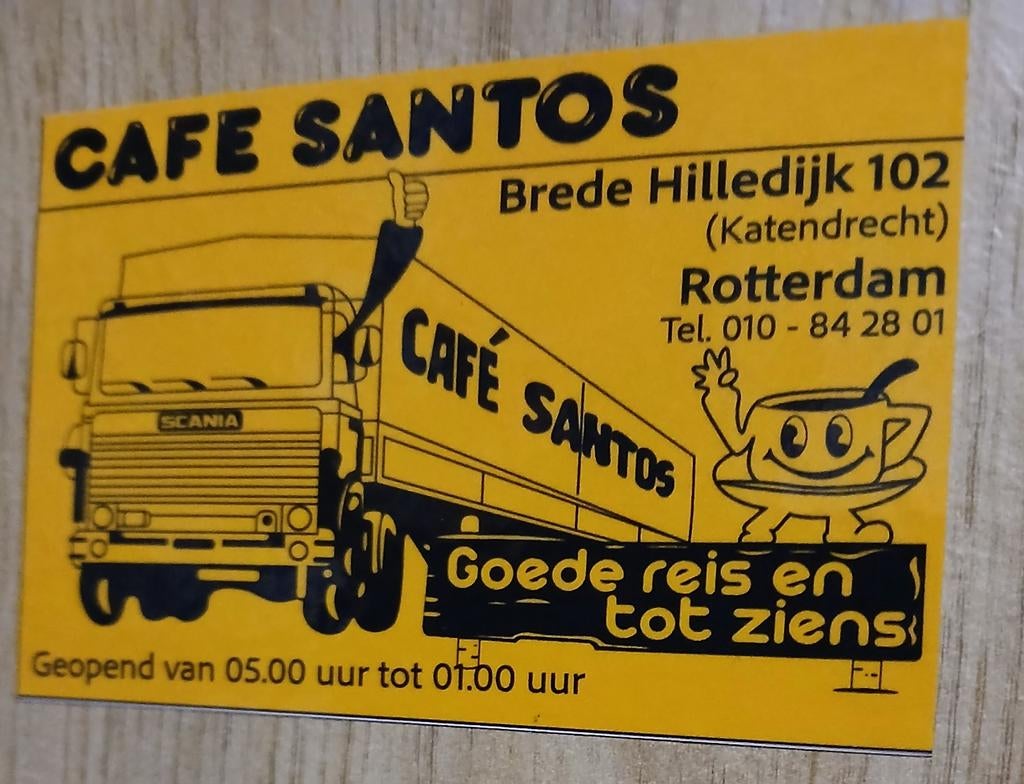 Santos sticker, Ophalen of Verzenden, Zo goed als nieuw