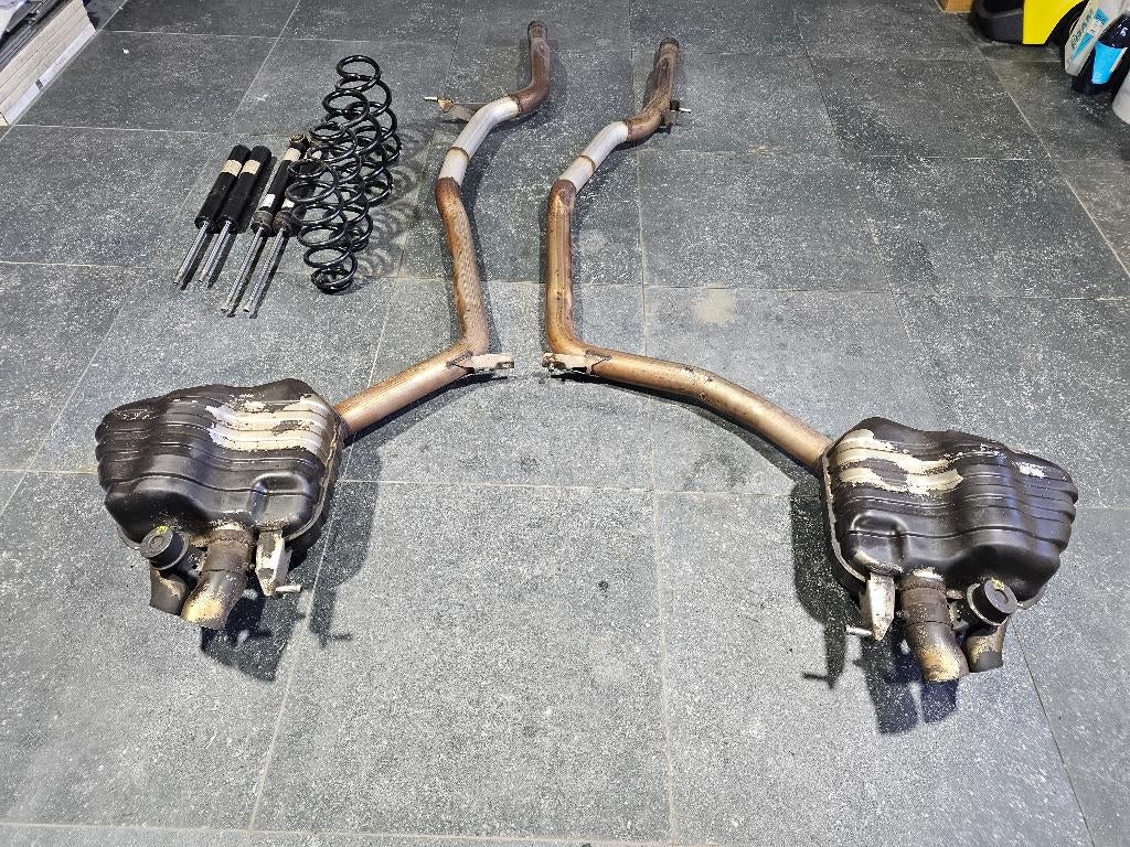 RS4 B8,5 originele uitlaat + schokdempers, Ophalen, Gebruikt, Audi