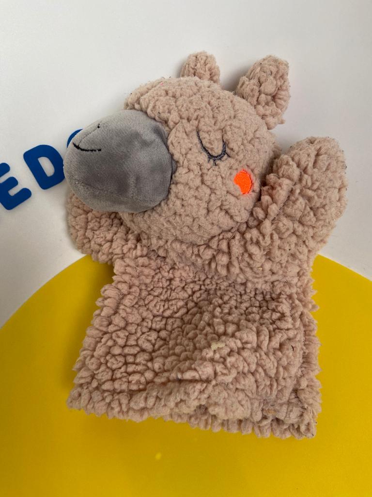 4373 hema handpop lama alpaca, Ophalen of Verzenden, Zo goed als nieuw, Overige typen