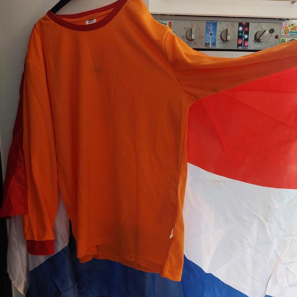 Oranje shirt - Koningsdag of Nederlands Elftal, Kinderen en Baby's, Ophalen of Verzenden, Nieuw, Jongen of Meisje