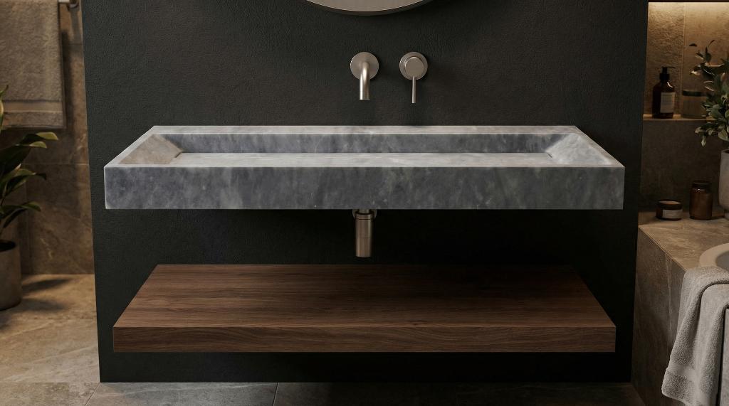 Mooie écht marmeren wastafel, Huis en Inrichting, Badkamer | Badkamermeubels, Nieuw, Wasbak of Wastafel, Minder dan 100 cm, 50 tot 100 cm