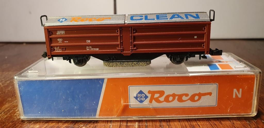 N-SPOOR Roco rails schoonmaak slijp wagon OVP, Gelijkstroom, Wagon, Ophalen of Verzenden, Zo goed als nieuw
