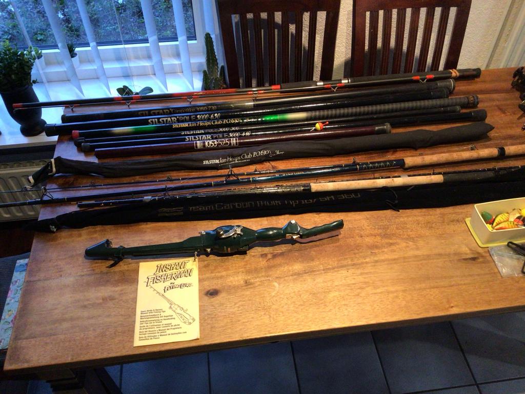 Visspullen: Molens en Hengels - Complete Set, Watersport en Boten, Hengelsport | Karpervissen, Gebruikt, Complete set, Ophalen of Verzenden