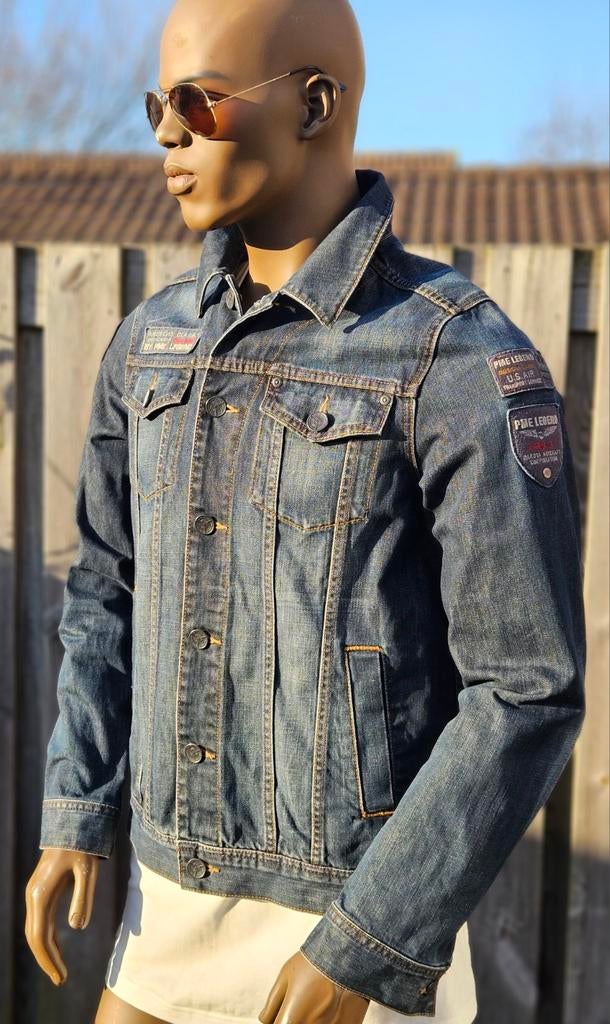 Pme Legend spijkerjas / jeans jack / denim jacket (M) zgan, ., Ophalen of Verzenden, Zo goed als nieuw, .