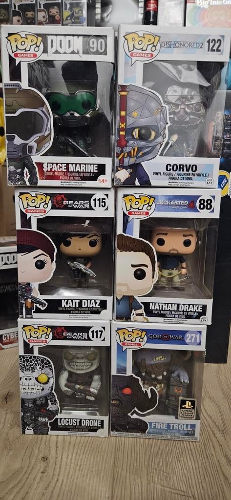 Funko Pop Games, Ophalen of Verzenden, Zo goed als nieuw