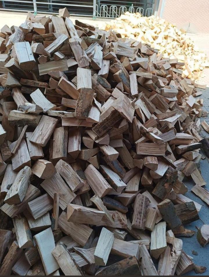 Mooi ovengedroogd haardhout gratis bezorgd eik beuk berk es, Tuin en Terras, Haardhout, 6 m³ of meer, Ophalen of Verzenden, Blokken