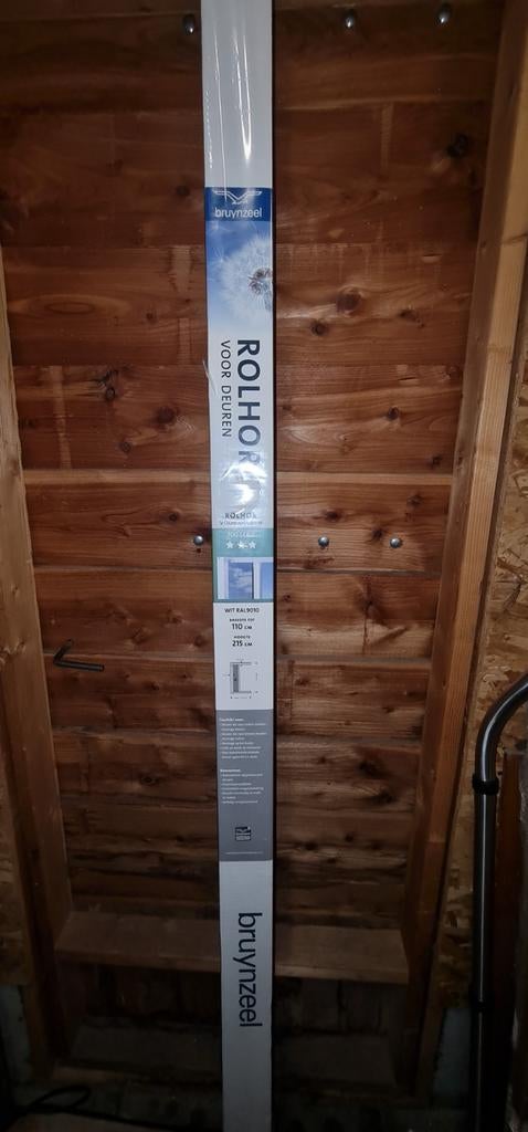 Bruyneel rolhor voor deuren 110x215 cm nieuw in verpakking, Doe-het-zelf en Verbouw, Deuren en Horren, Ophalen, Hordeur, Nieuw