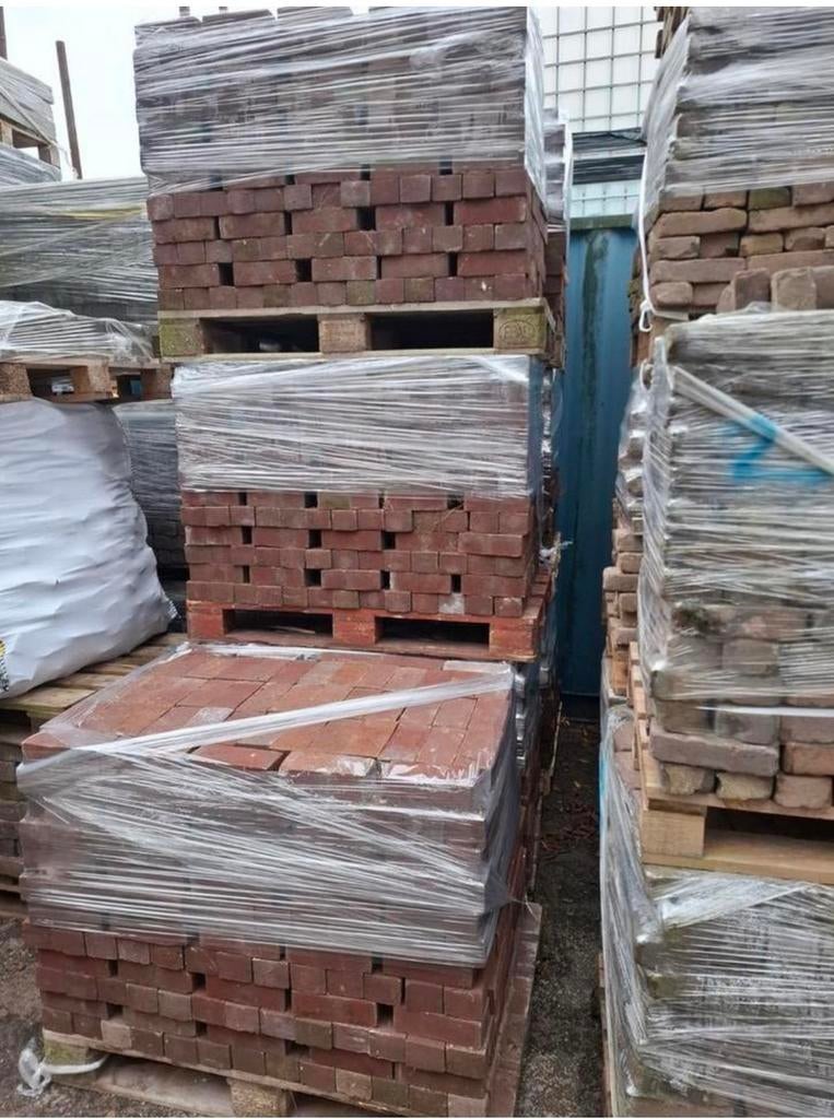 Gebakken dikformaat nieuw 72 m2, Ophalen, Keramiek, Klinkers, Nieuw