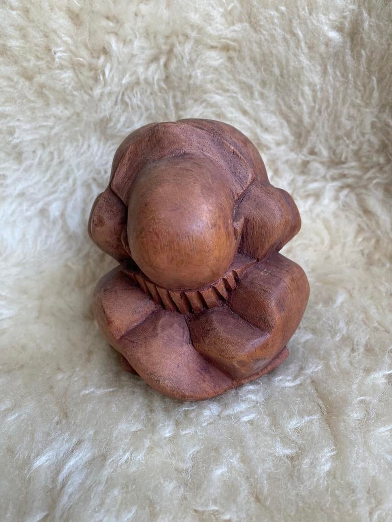 Vintage yogi man / huilende boeddha, Ophalen of Verzenden, Zo goed als nieuw