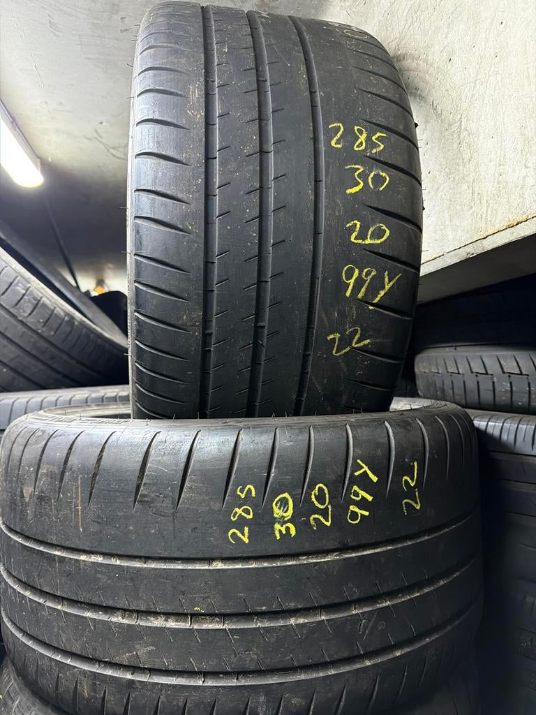 Michelin Pilot Sport 4S - 6mm profiel, Ophalen, Gebruikt, 285 mm, Band(en)