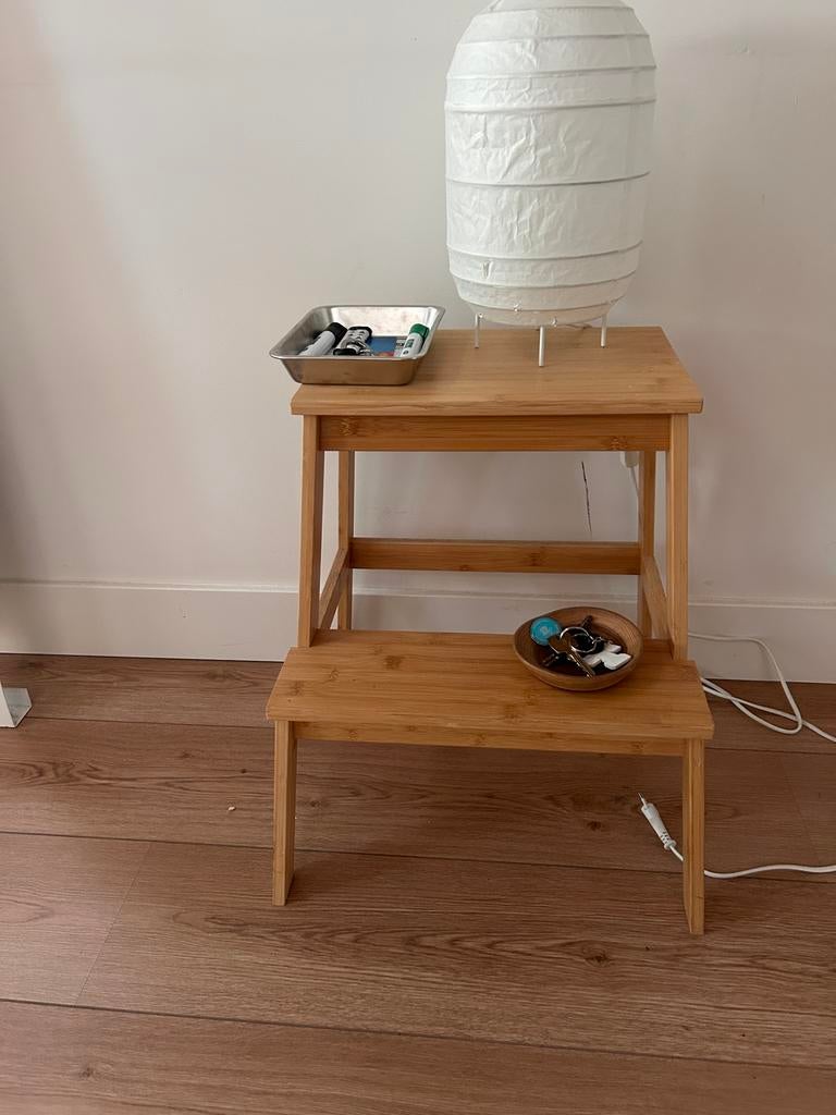 IKEA BEKVÄM Krukje - Massief Beukenhout - 50 cm, Ophalen, Tafelpoot, Eikenhout, Minder dan 50 cm