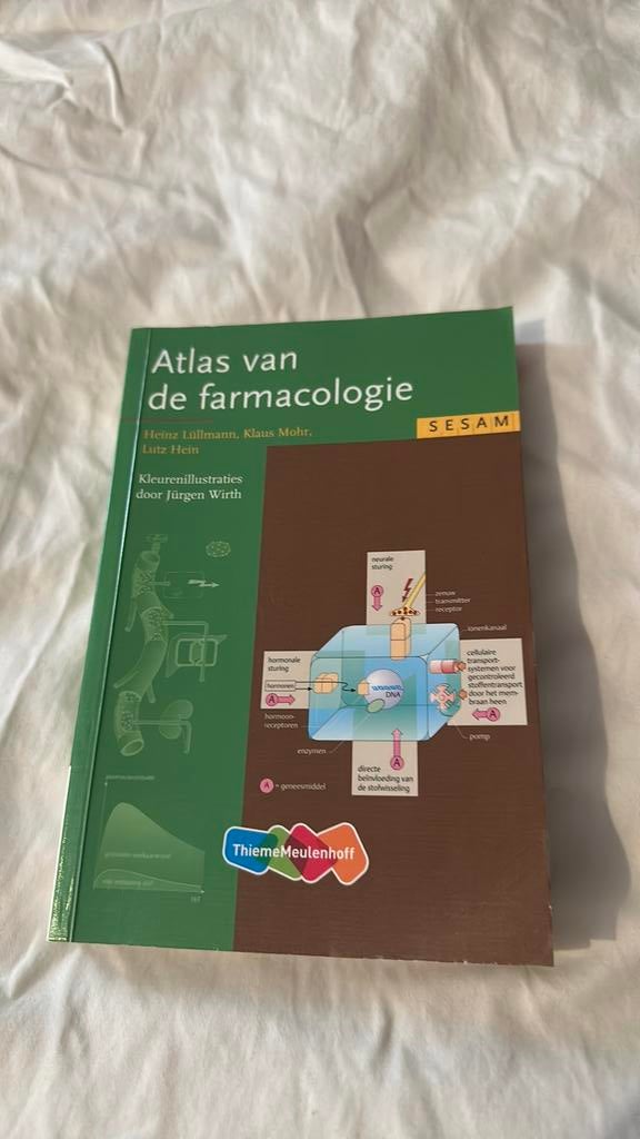 Heinz Lüllmann - Sesam Atlas van de farmacologie, Gelezen, Heinz Lüllmann; Klaus Mohr; Lutz Hein, Ophalen of Verzenden, Nederlands