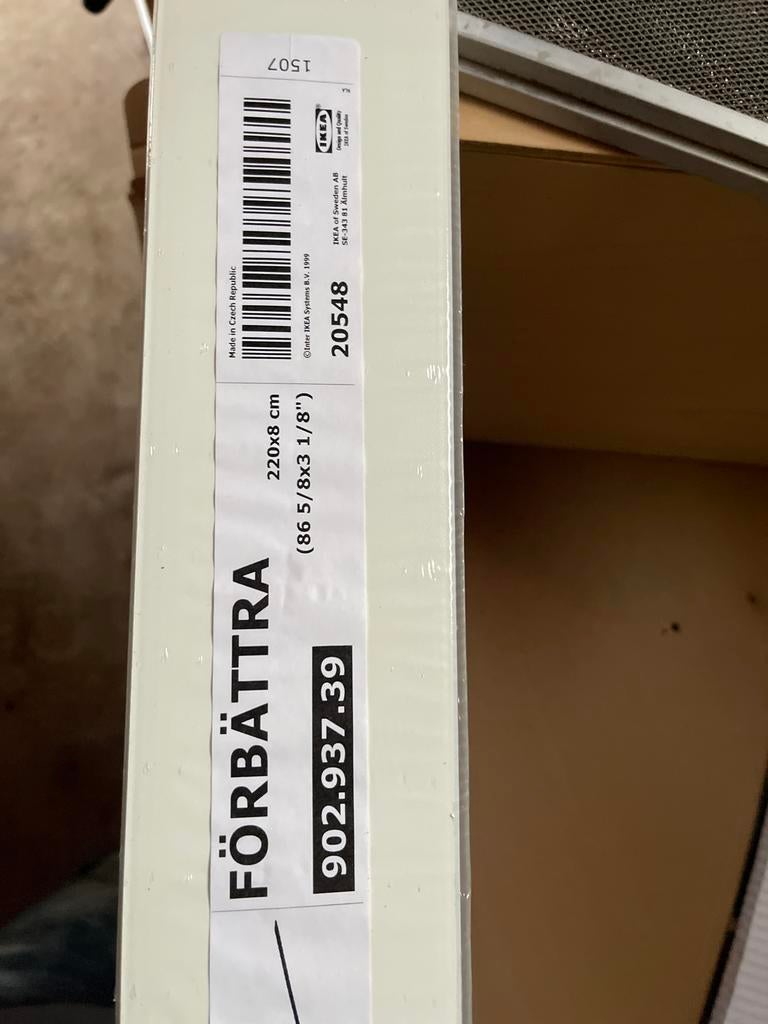 2x IKEA FÖRBÄTTRA Plint - Nieuw in verpakking, Kunststof, Nieuw, Ophalen of Verzenden, 200 tot 250 cm