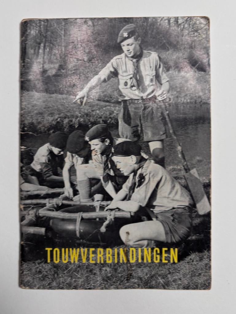 Zeldzaam Vintage Scouting Boekje Touwverbindingen NPV50/'60, Verzamelen, Scouting, Ophalen of Verzenden, Gebruikt, Boek of Tijdschrift