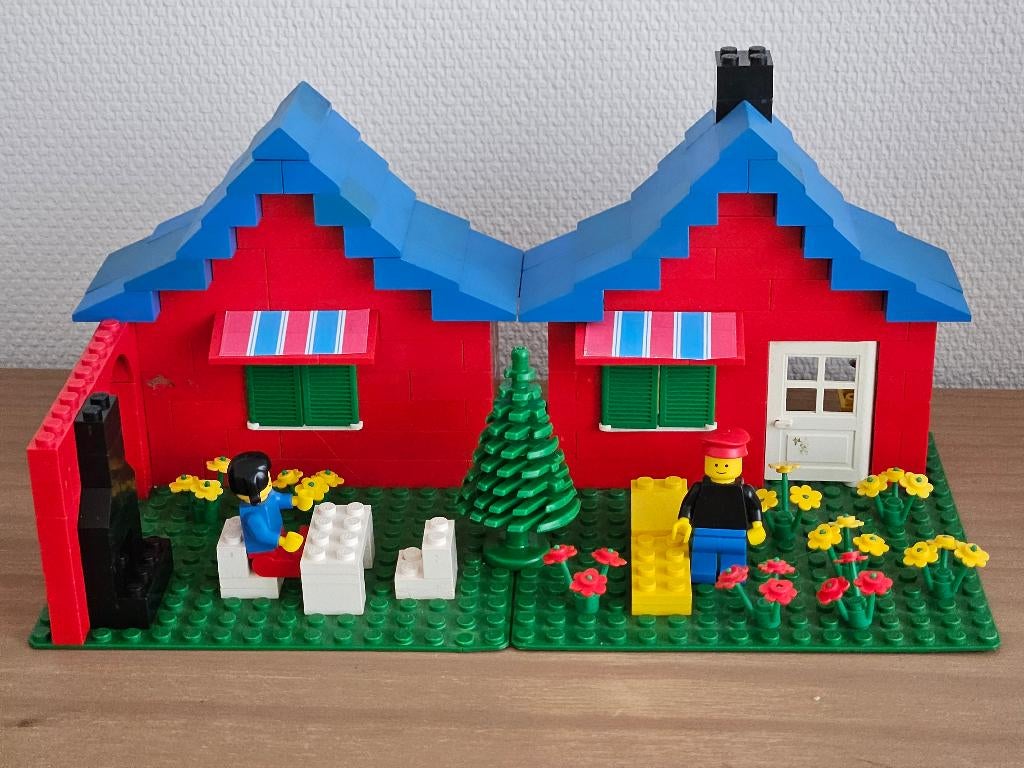 Lego nr. 376-2 Town House with Garden - Classic Town., City, Lego, Ophalen of Verzenden, Complete set